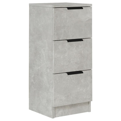 Credenza Grigio Cemento 30x30x70 cm in Legno Multistrato - homemem39