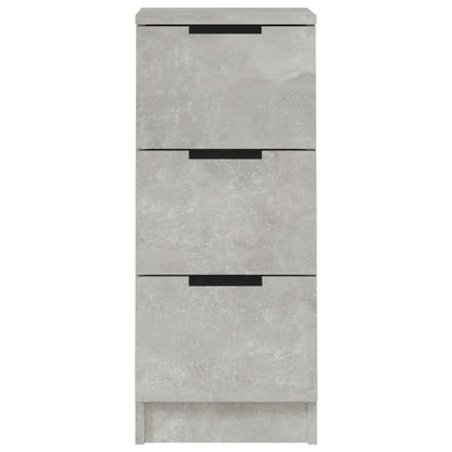 Credenza Grigio Cemento 30x30x70 cm in Legno Multistrato - homemem39