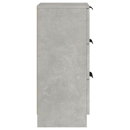 Credenza Grigio Cemento 30x30x70 cm in Legno Multistrato - homemem39