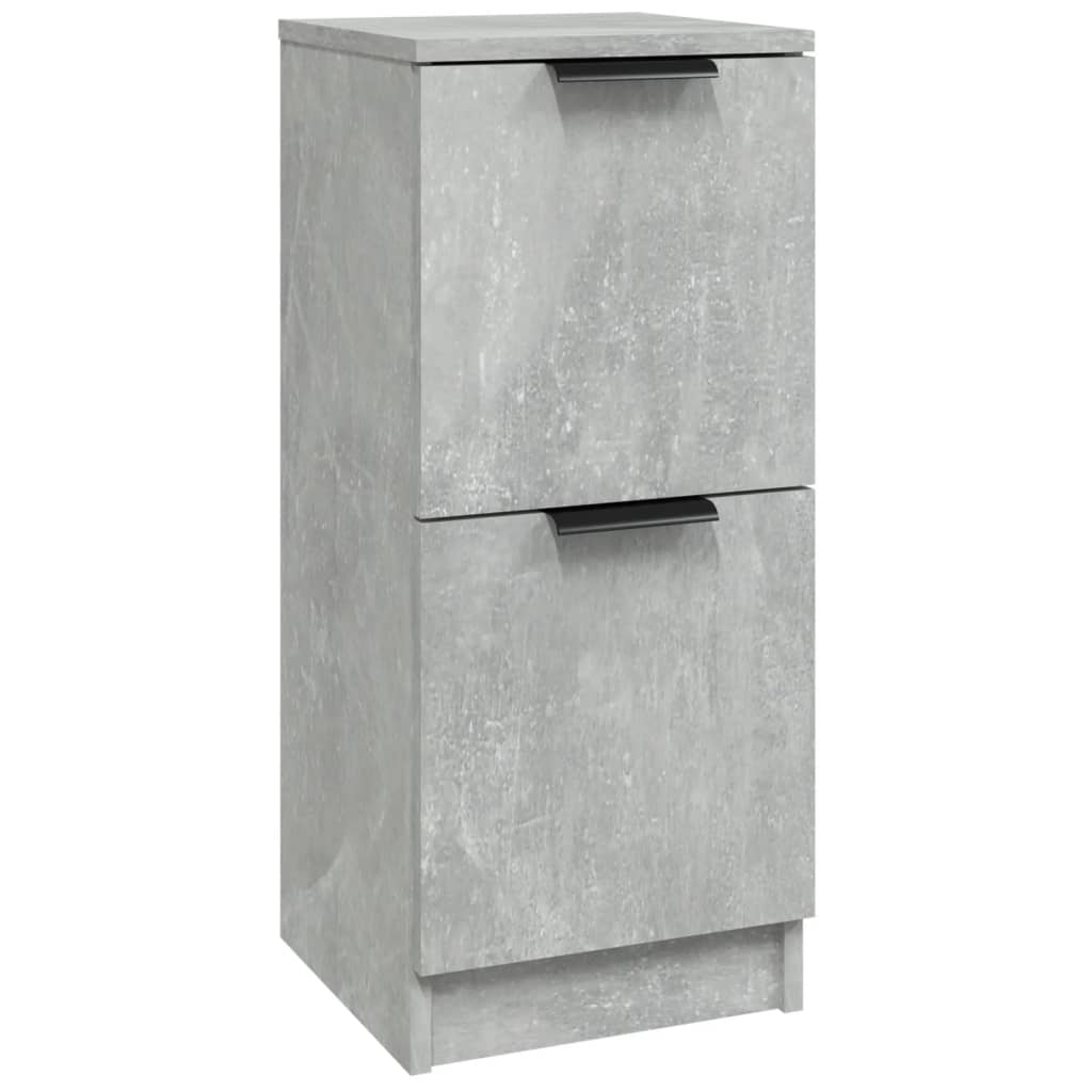 Credenza Grigio Cemento 30x30x70 cm in Legno Multistrato - homemem39