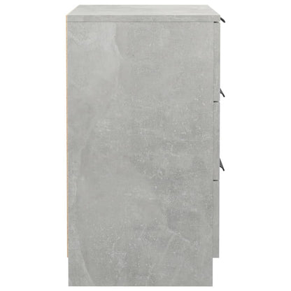 Comodini 2 pz Grigio Cemento 40x36x65 cm - homemem39