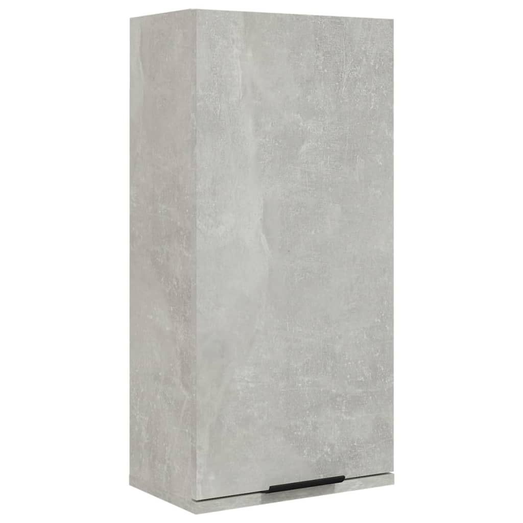 Mobile da Bagno a Parete Grigio Cemento 32x20x67 cm - homemem39