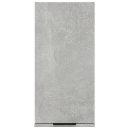 Mobile da Bagno a Parete Grigio Cemento 32x20x67 cm - homemem39