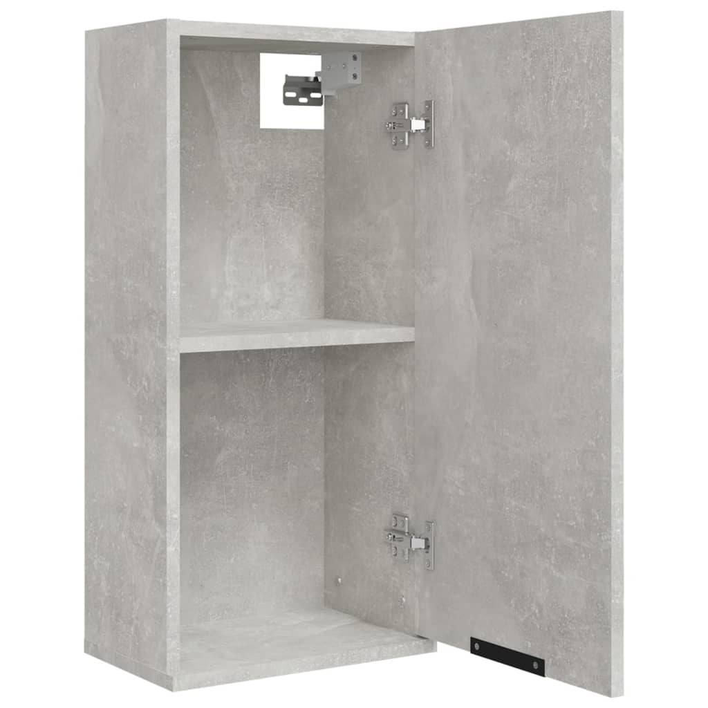 Mobile da Bagno a Parete Grigio Cemento 32x20x67 cm - homemem39