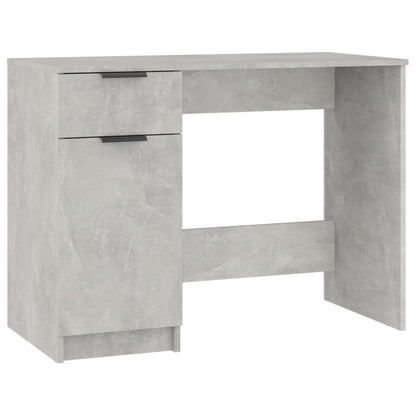 Scrivania Grigio Cemento 100x50x75 cm in Legno Multistrato - homemem39