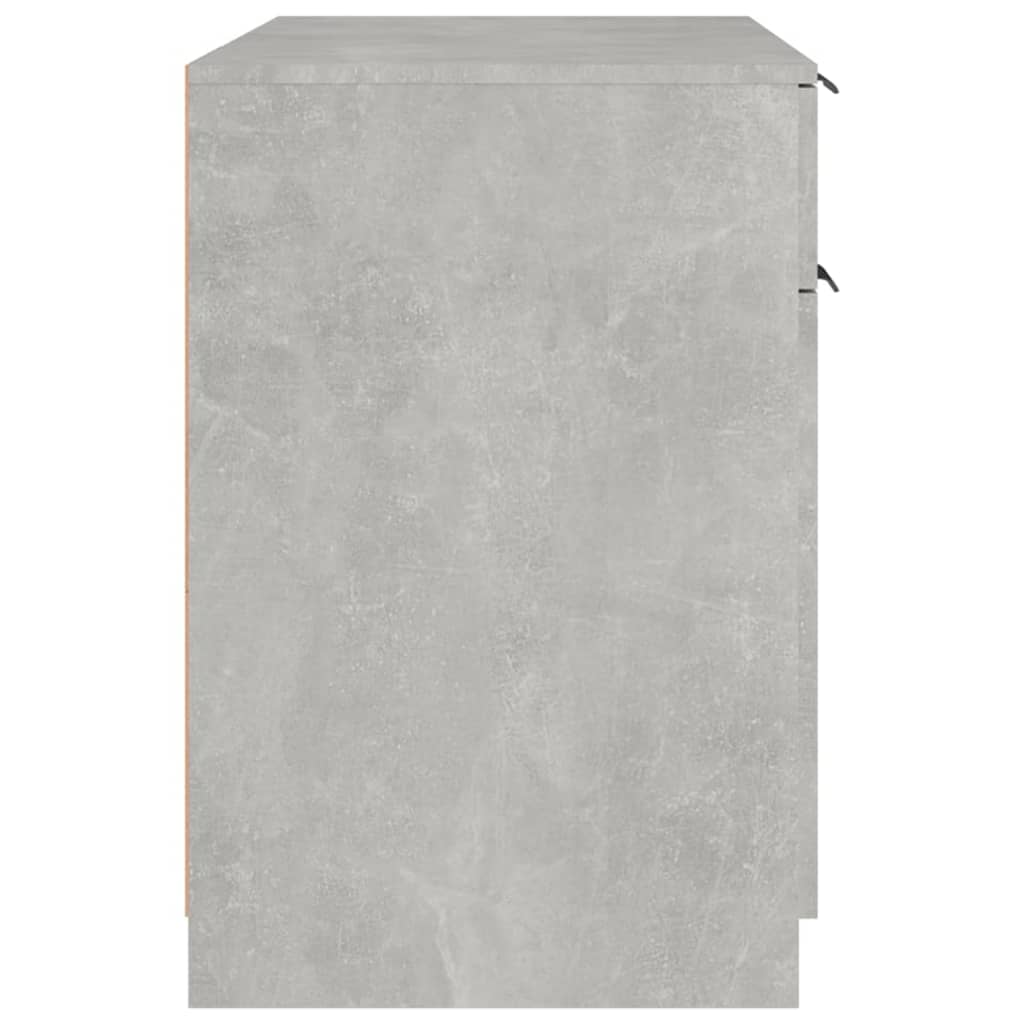 Scrivania Grigio Cemento 100x50x75 cm in Legno Multistrato - homemem39