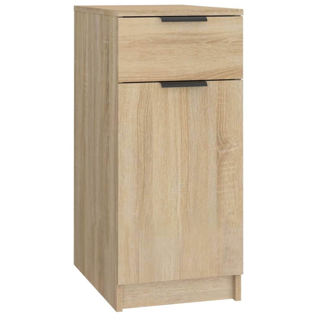 Armadietto da Scrivania Rovere Sonoma 33,5x50x75 cm Legno - homemem39