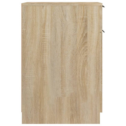 Armadietto da Scrivania Rovere Sonoma 33,5x50x75 cm Legno - homemem39