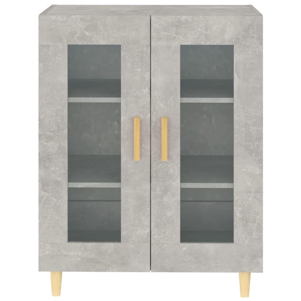 Credenza Grigio Cemento 69,5x34x90 cm in Legno Multistrato - homemem39