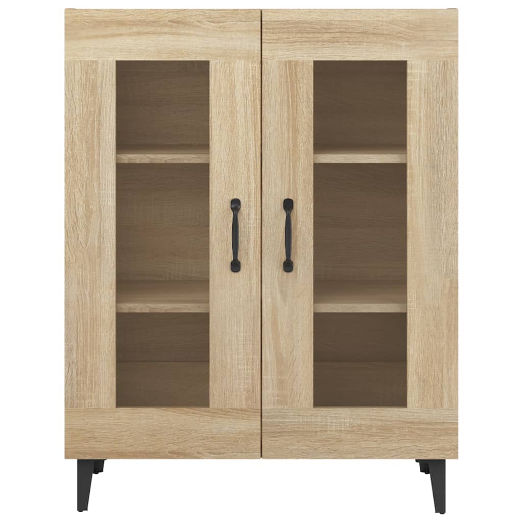 Credenza Rovere Sonoma 69,5x34x90 cm in Legno Multistrato - homemem39