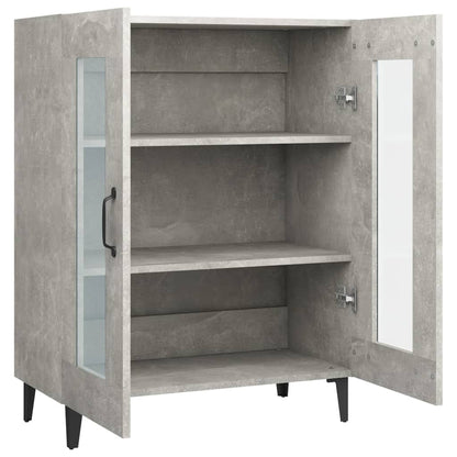 Credenza Grigio Cemento 69,5x34x90 cm in Legno Multistrato - homemem39