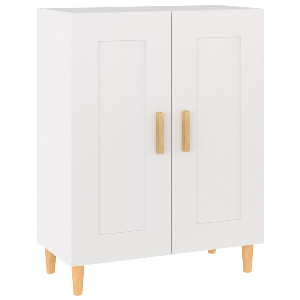 Credenza Bianca 69,5x34x90 cm in Legno Multistrato - homemem39