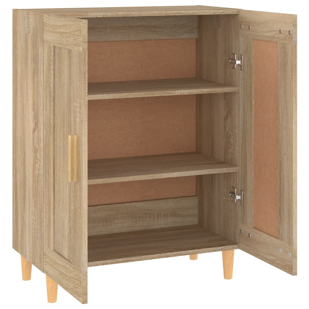 Credenza Rovere Sonoma 69,5x34x90 cm in Legno Multistrato - homemem39