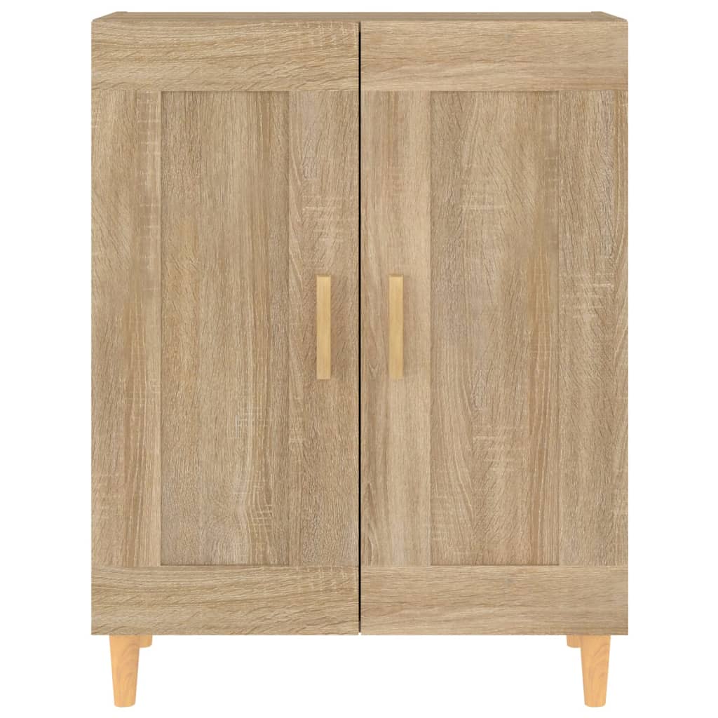 Credenza Rovere Sonoma 69,5x34x90 cm in Legno Multistrato - homemem39