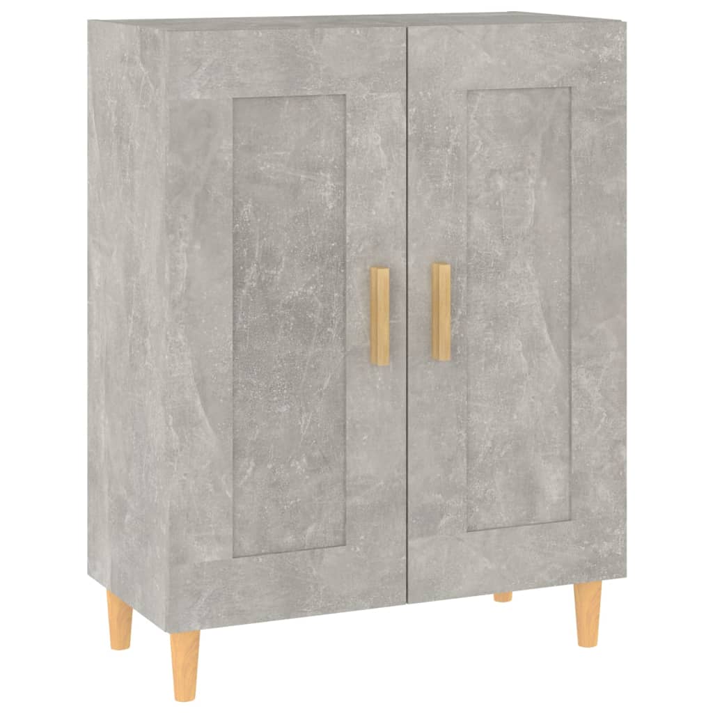 Credenza Grigio Cemento 69,5x34x90 cm in Legno Multistrato - homemem39