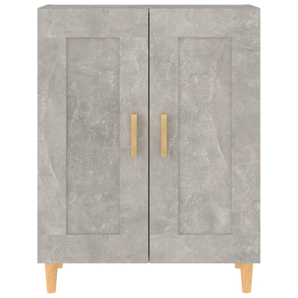 Credenza Grigio Cemento 69,5x34x90 cm in Legno Multistrato - homemem39