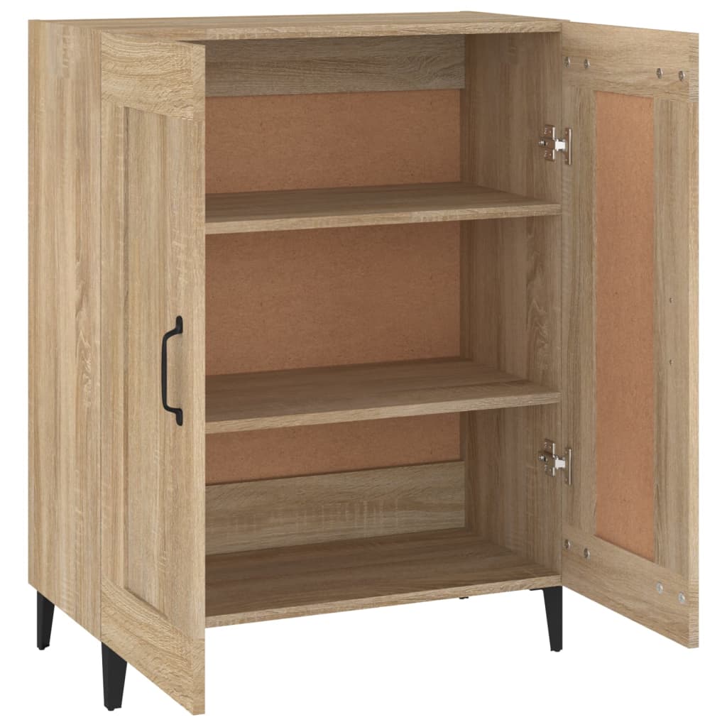 Credenza Rovere Sonoma 69,5x34x90 cm in Legno Multistrato - homemem39