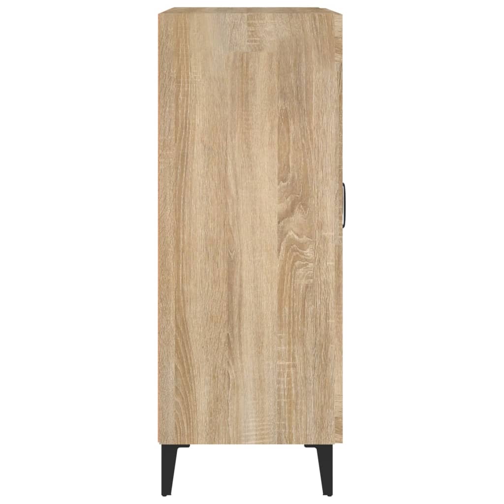 Credenza Rovere Sonoma 69,5x34x90 cm in Legno Multistrato - homemem39