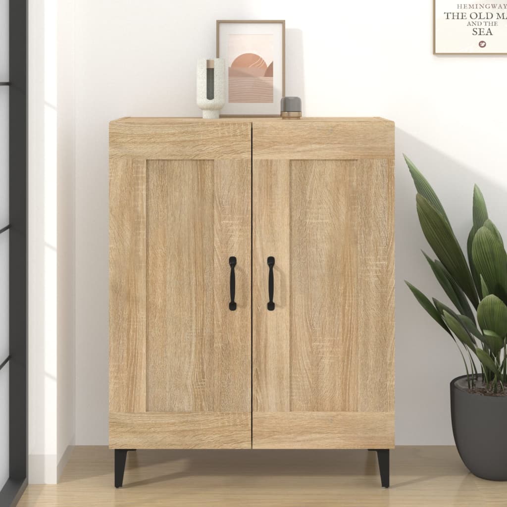 Credenza Rovere Sonoma 69,5x34x90 cm in Legno Multistrato - homemem39