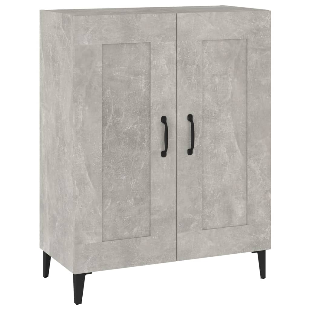 Credenza Grigio Cemento 69,5x34x90 cm in Legno Multistrato - homemem39