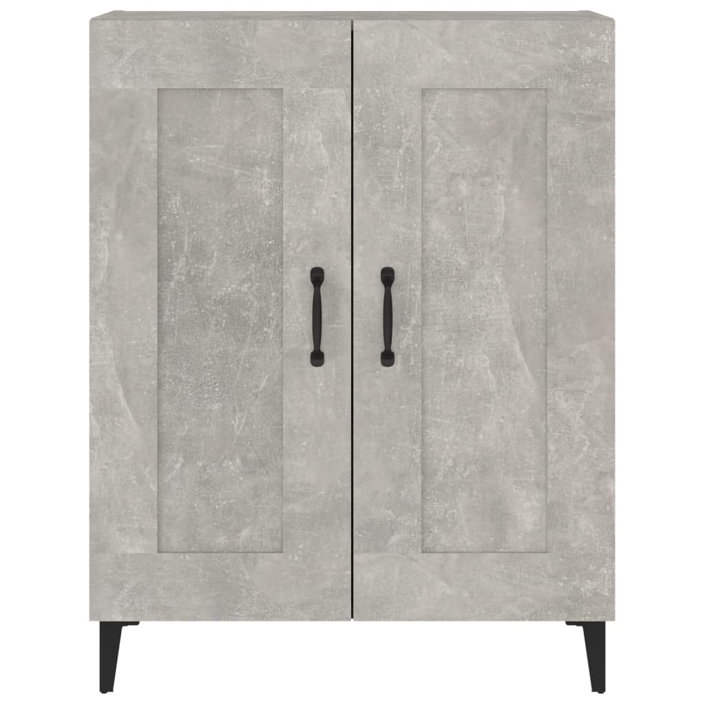 Credenza Grigio Cemento 69,5x34x90 cm in Legno Multistrato - homemem39