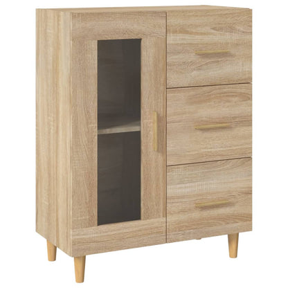 Credenza Rovere Sonoma 69,5x34x90 cm in Legno Multistrato - homemem39