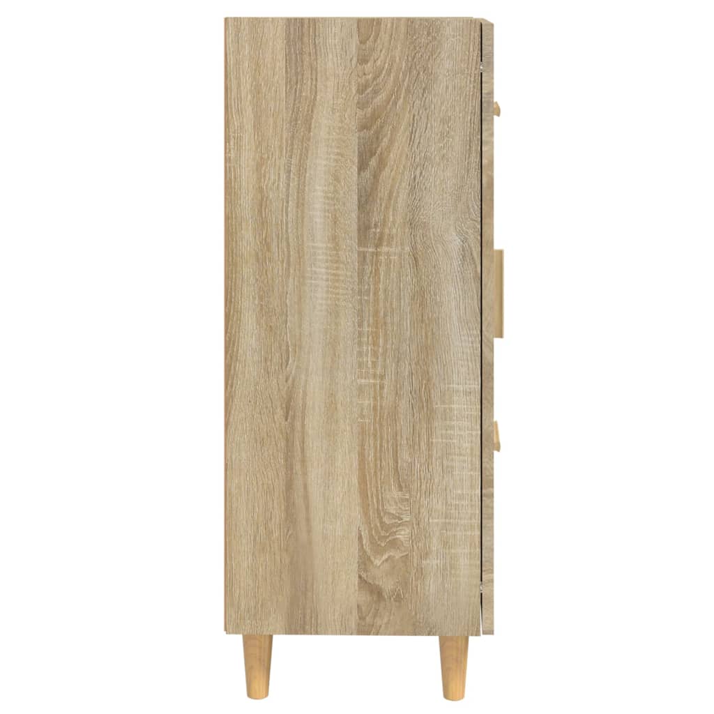 Credenza Rovere Sonoma 69,5x34x90 cm in Legno Multistrato - homemem39