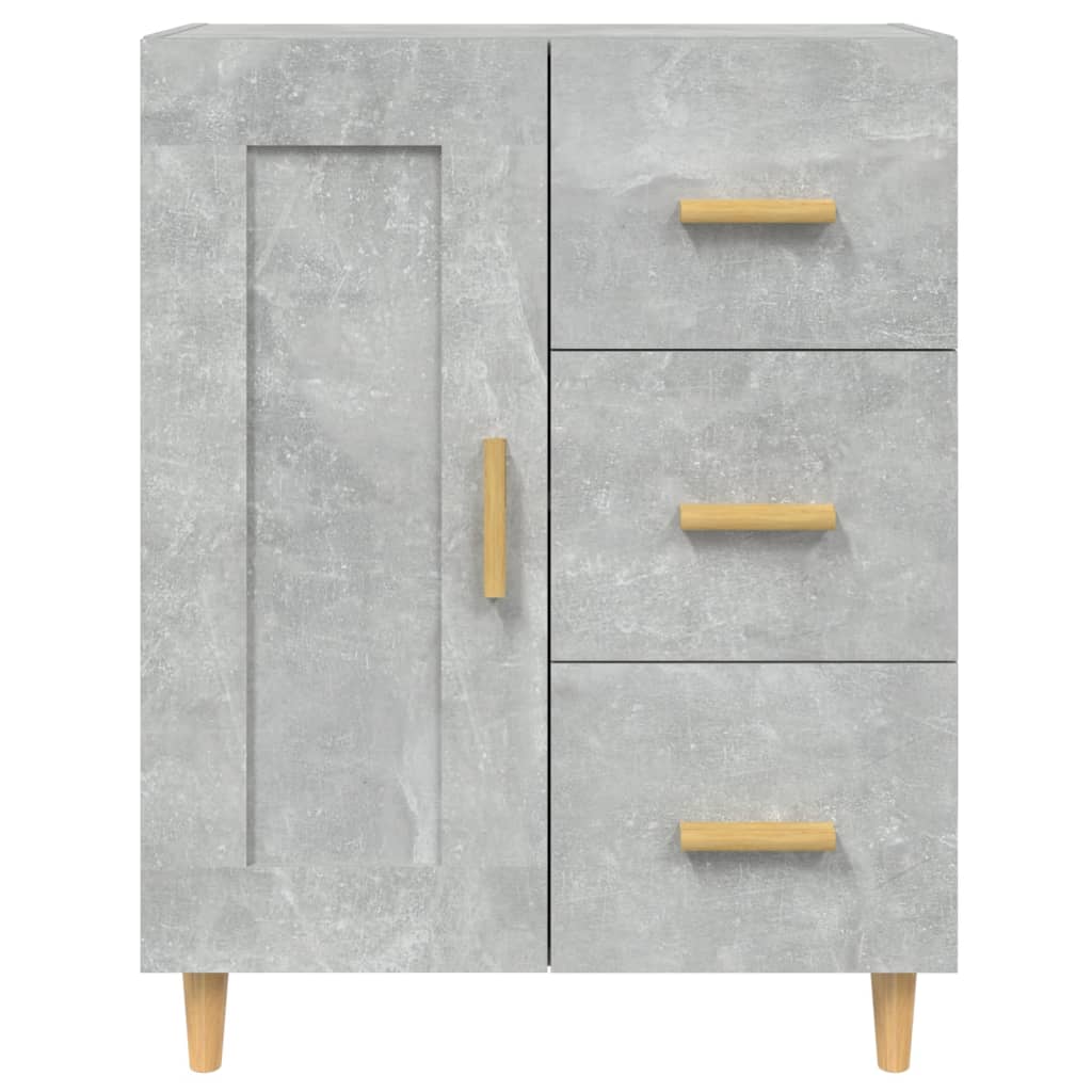 Credenza Grigio Cemento 69,5x34x90 cm in Legno Multistrato - homemem39