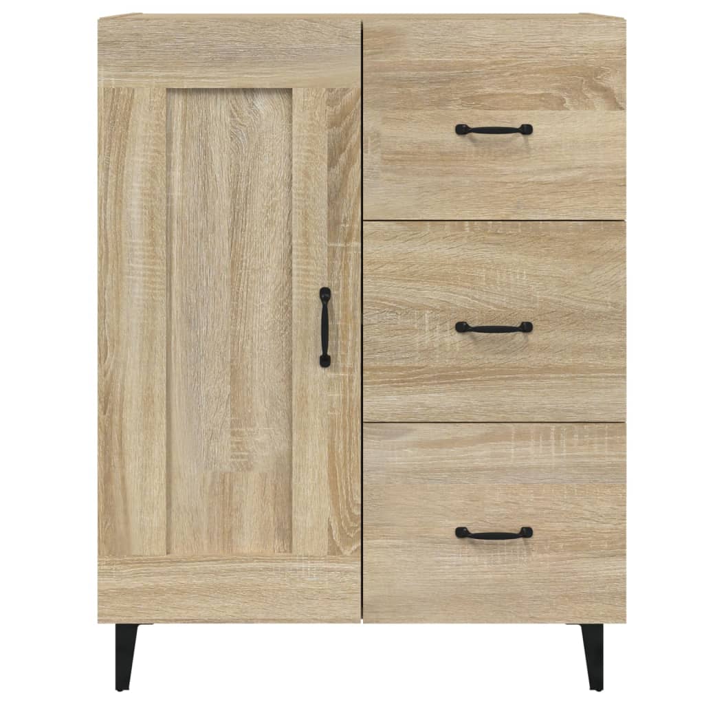 Credenza Rovere Sonoma 69,5x34x90 cm in Legno Multistrato - homemem39