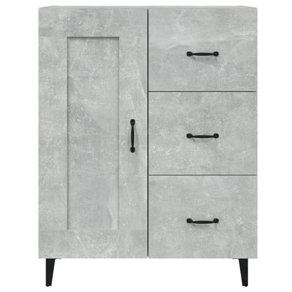 Credenza Grigio Cemento 69,5x34x90 cm in Legno Multistrato - homemem39