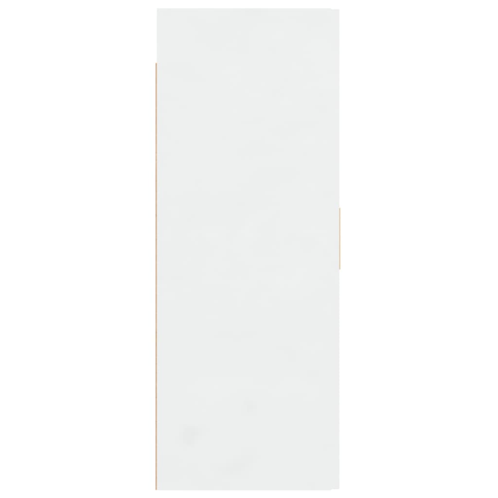 Armadietto Pensile a Parete Bianco 69,5x34x90 cm - homemem39