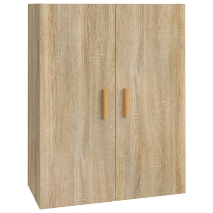 Armadietto Pensile a Parete Rovere Sonoma 69,5x34x90 cm - homemem39