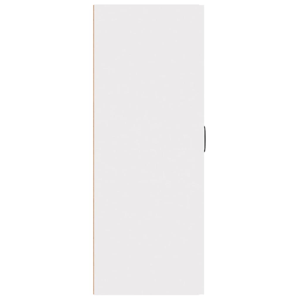 Mobile Pensile Bianco 69,5x34x90 cm in Legno Multistrato - homemem39