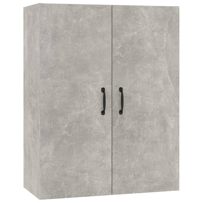 Mobile Pensile Grigio Cemento 69,5x34x90cm in Legno Multistrato - homemem39