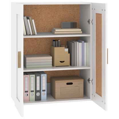 Mobile a Parete Bianco 69,5x32,5x90 cm in Legno Multistrato - homemem39