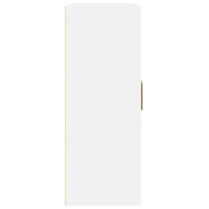 Mobile a Parete Bianco 69,5x32,5x90 cm in Legno Multistrato - homemem39