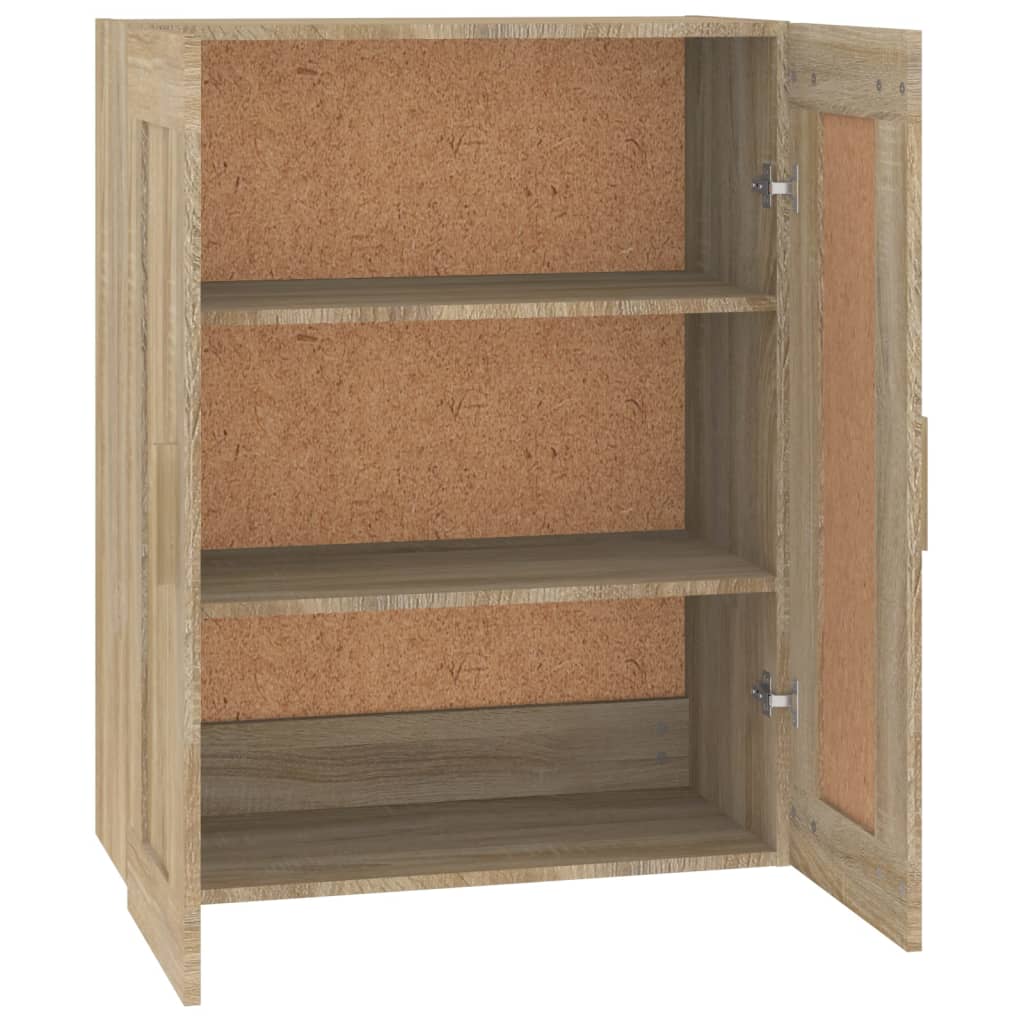 Mobile a Parete Rovere Sonoma 69,5x32,5x90cm Legno Multistrato - homemem39