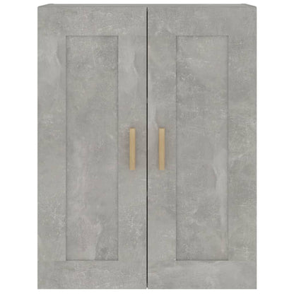 Mobile a Parete Grigio Cemento 69,5x32,5x90cm Legno Multistrato - homemem39