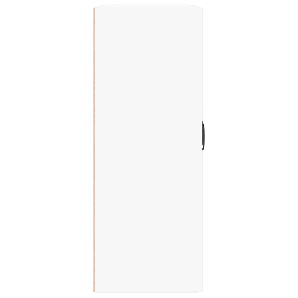 Armadietto Pensile a Parete Bianco 69,5x32,5x90 cm - homemem39