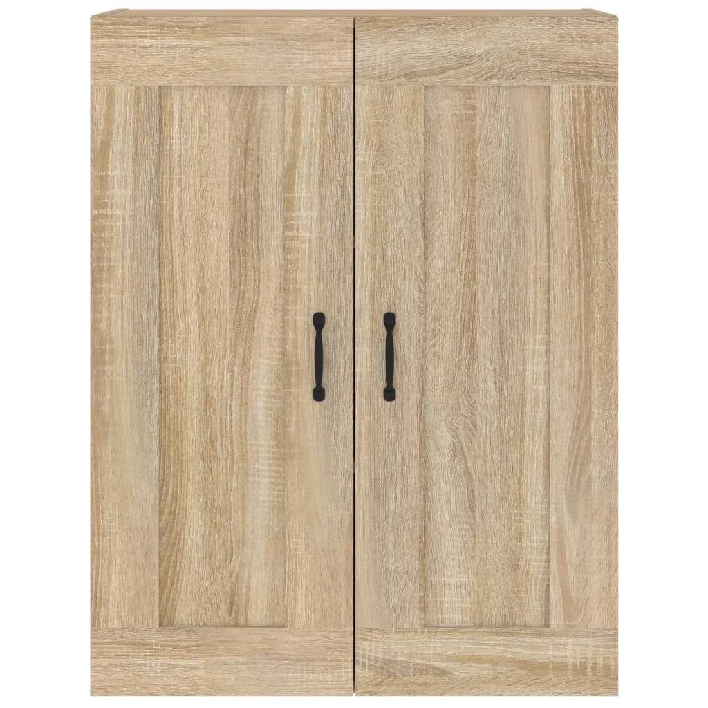 Armadietto Pensile a Parete Rovere Sonoma 69,5x32,5x90 cm - homemem39