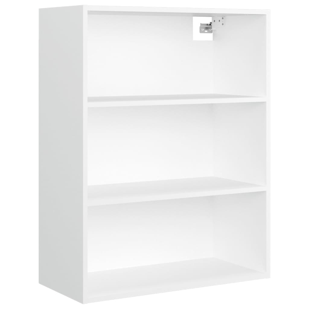 Armadietto Pensile a Parete Bianco 69,5x32,5x90 cm - homemem39