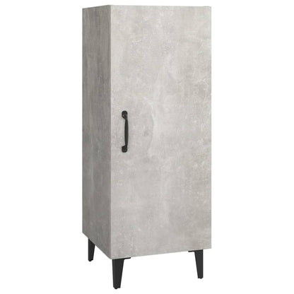 Credenza Grigio Cemento 34,5x34x90 cm in Legno Multistrato - homemem39