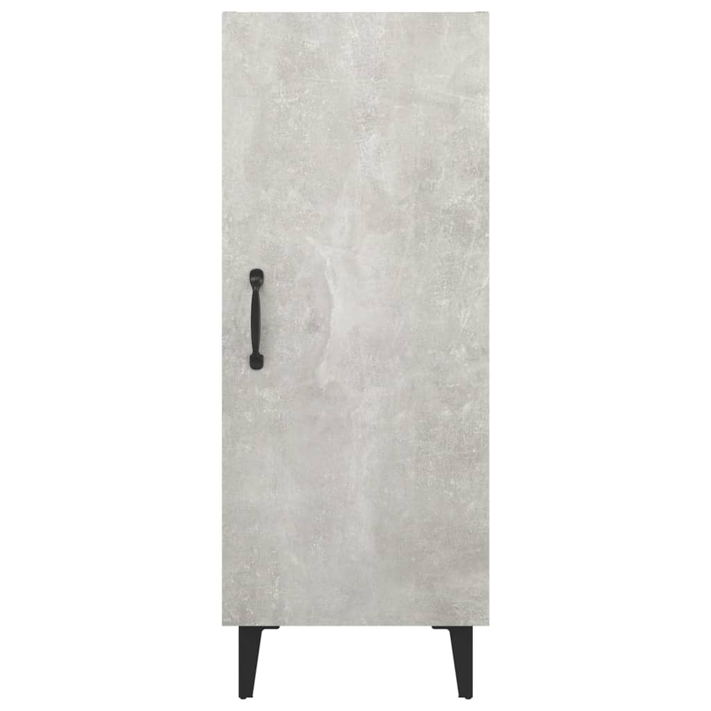 Credenza Grigio Cemento 34,5x34x90 cm in Legno Multistrato - homemem39