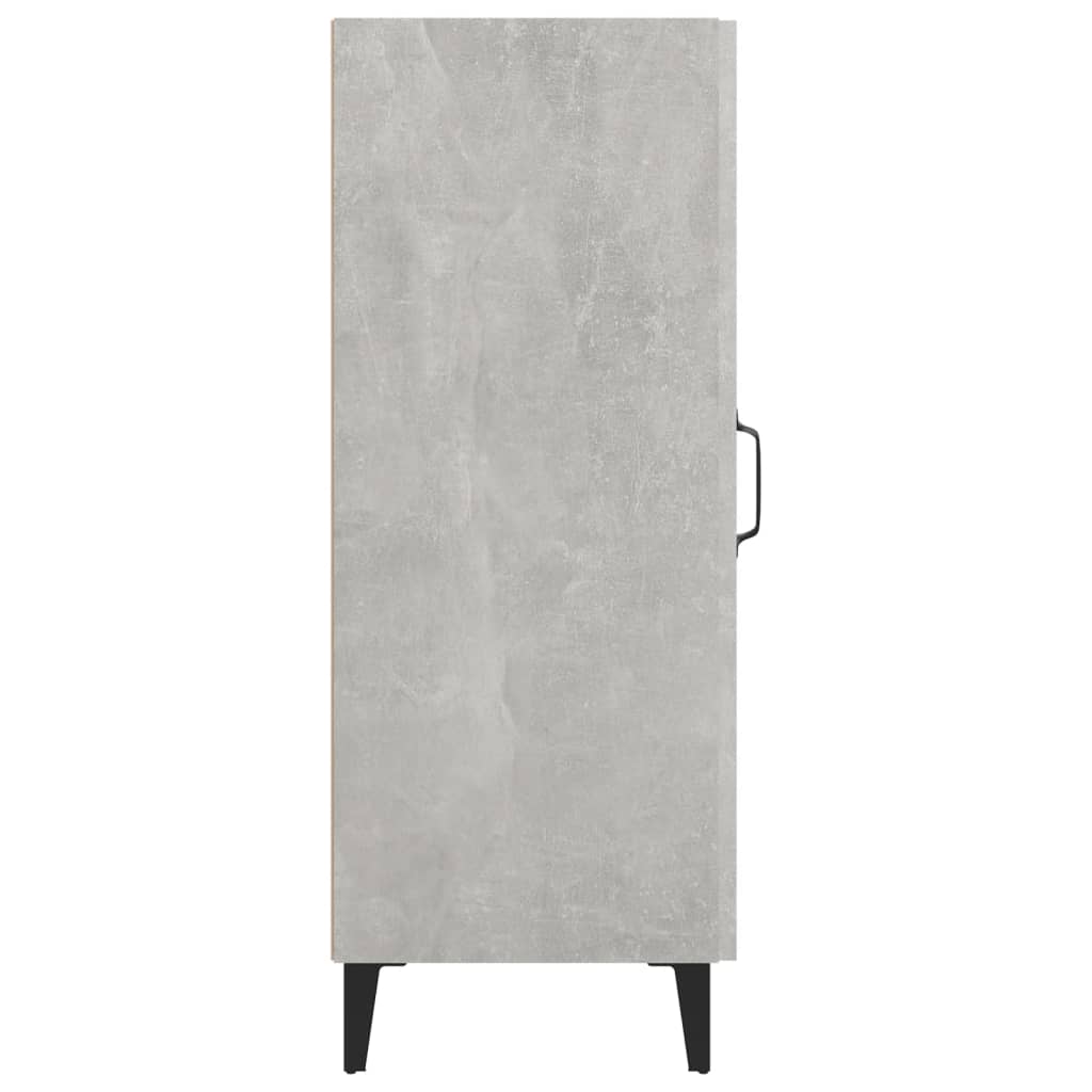 Credenza Grigio Cemento 34,5x34x90 cm in Legno Multistrato - homemem39