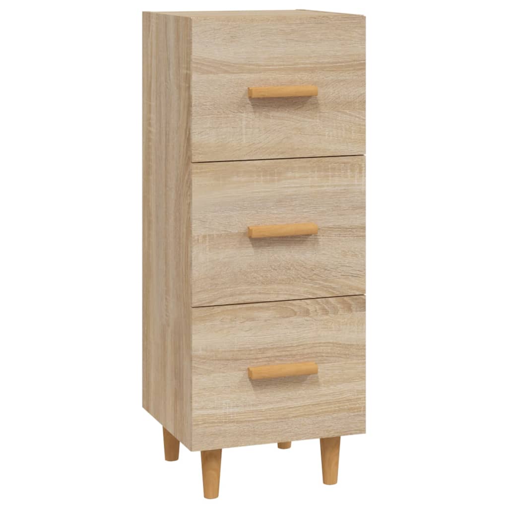 Credenza Rovere Sonoma 34,5x34x90 cm in Legno Multistrato - homemem39