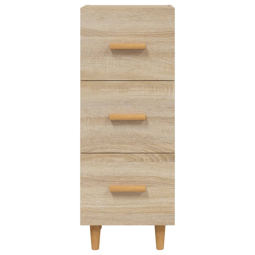 Credenza Rovere Sonoma 34,5x34x90 cm in Legno Multistrato - homemem39