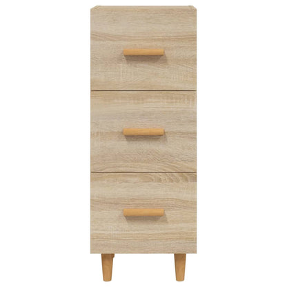 Credenza Rovere Sonoma 34,5x34x90 cm in Legno Multistrato - homemem39