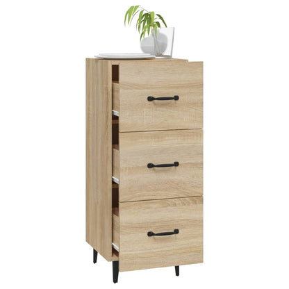 Credenza Rovere Sonoma 34,5x34x90 cm in Legno Multistrato - homemem39