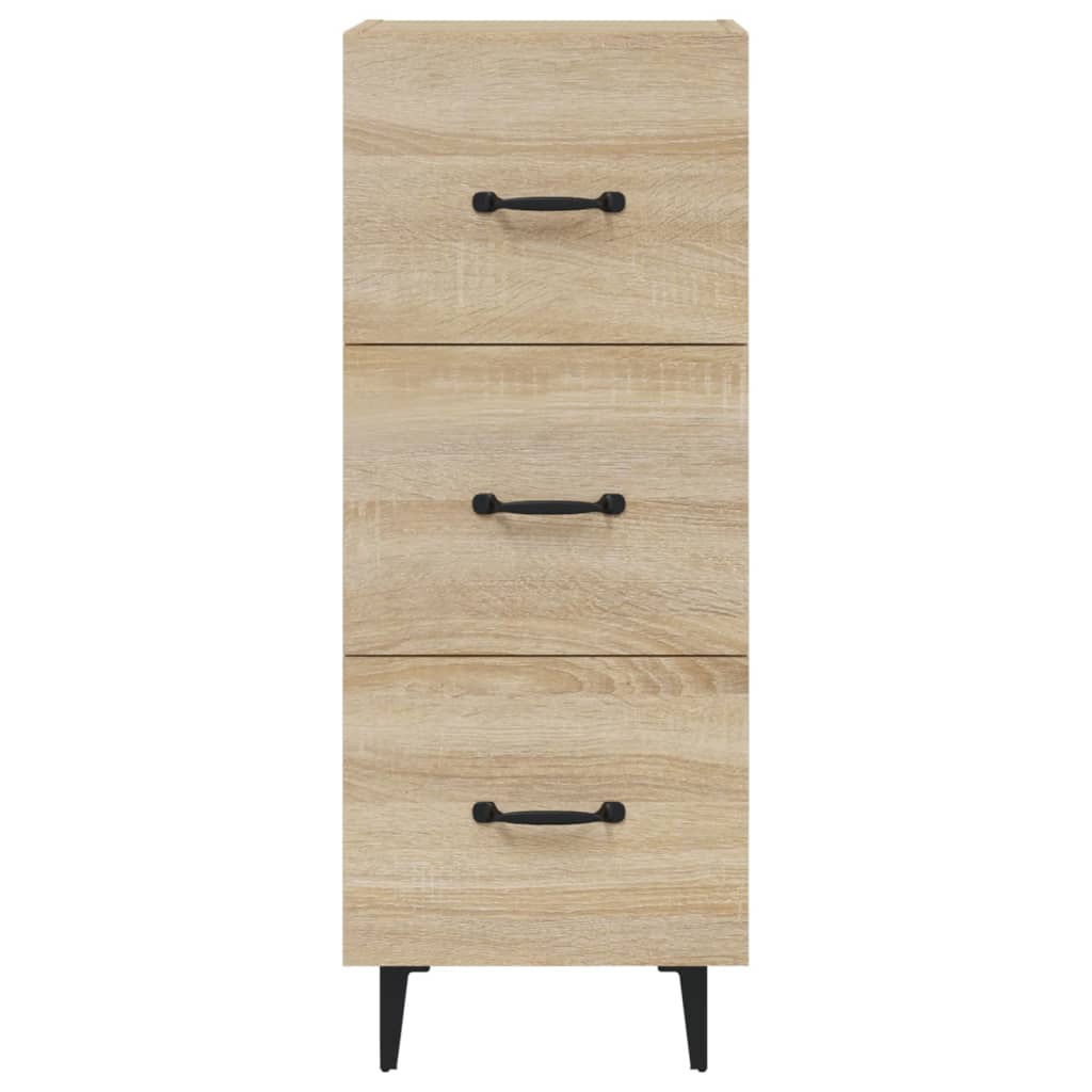 Credenza Rovere Sonoma 34,5x34x90 cm in Legno Multistrato - homemem39