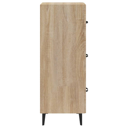 Credenza Rovere Sonoma 34,5x34x90 cm in Legno Multistrato - homemem39